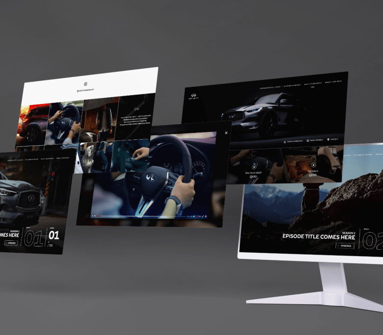 Infiniti Car Front View