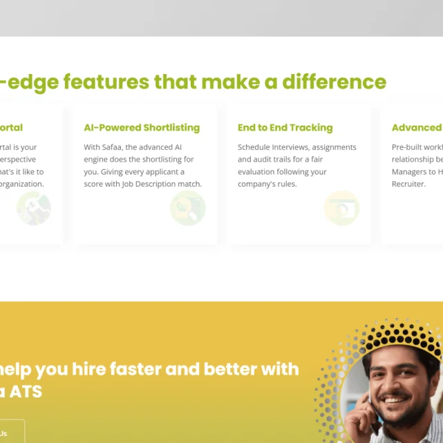 Safaa | Transforming Recruitment Through AI Innovation
        Gallery Upper Image 2