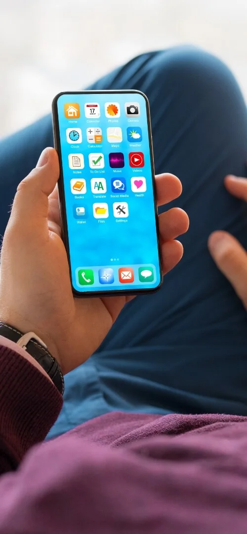 A mobile interface showcasing Mobile Design & Development Services, designed to support mobile app development services for seamless user experiences.
