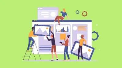 A digital customer portal interface, showcasing custom web app development services and bespoke web app development services for streamlined user interactions.