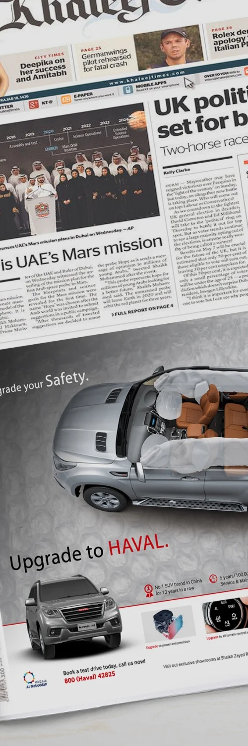 Offline Print Design Services with a megaphone symbolizing the amplification of print design solutions through effective communication