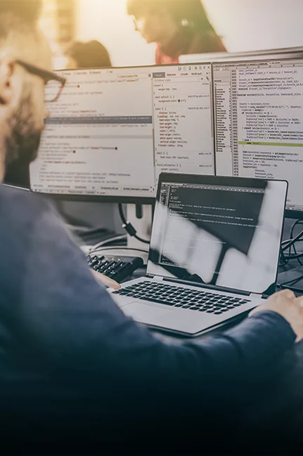 Web development and digital marketing company highlighting email notification on a laptop, symbolizing efficient communication and web interaction