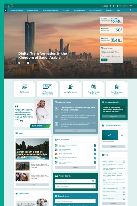 Boost your internal operations with SharePoint On-Premise Intranet Services, designed for efficient document sharing and workflow management